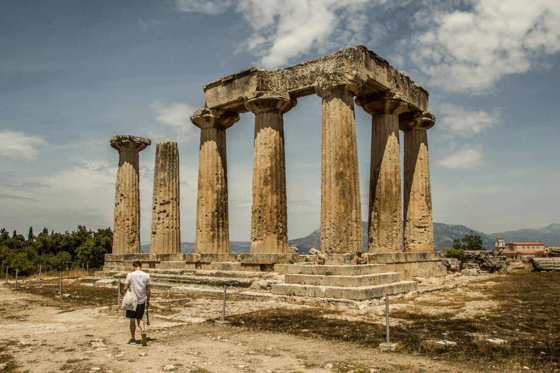 Grecja, Stary Korynt, Świątynia Apollina